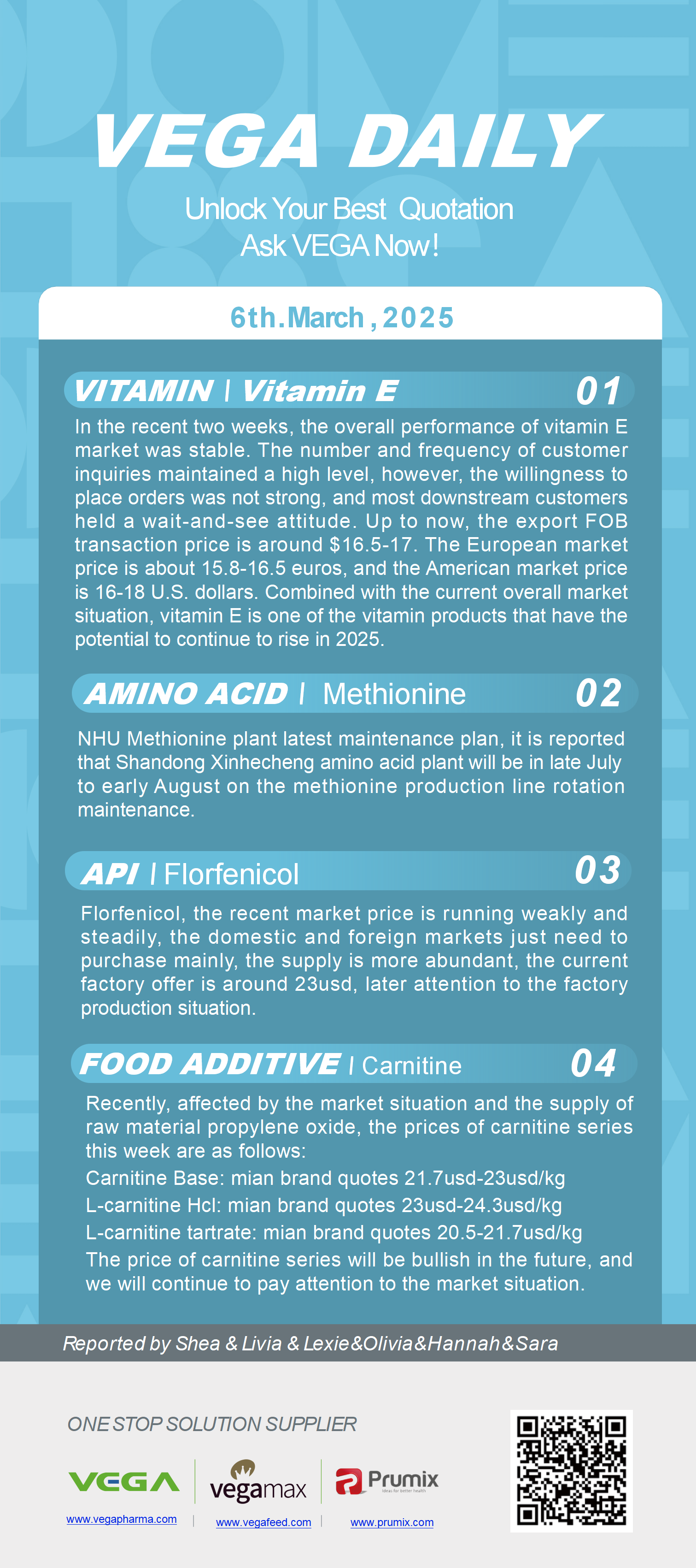 Vega Daily Dated on Mar 6th 2025 Vitamin Amino Acid APl Food Additives.png
